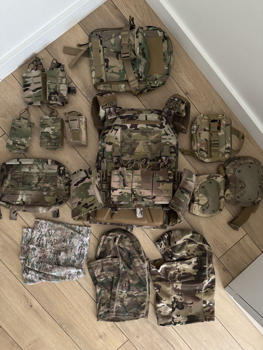 Kamizelka taktyczna - Multicam MC - laser cut + ladownice + dodatki