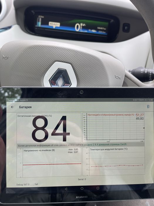 Renault Zoe 22кВт