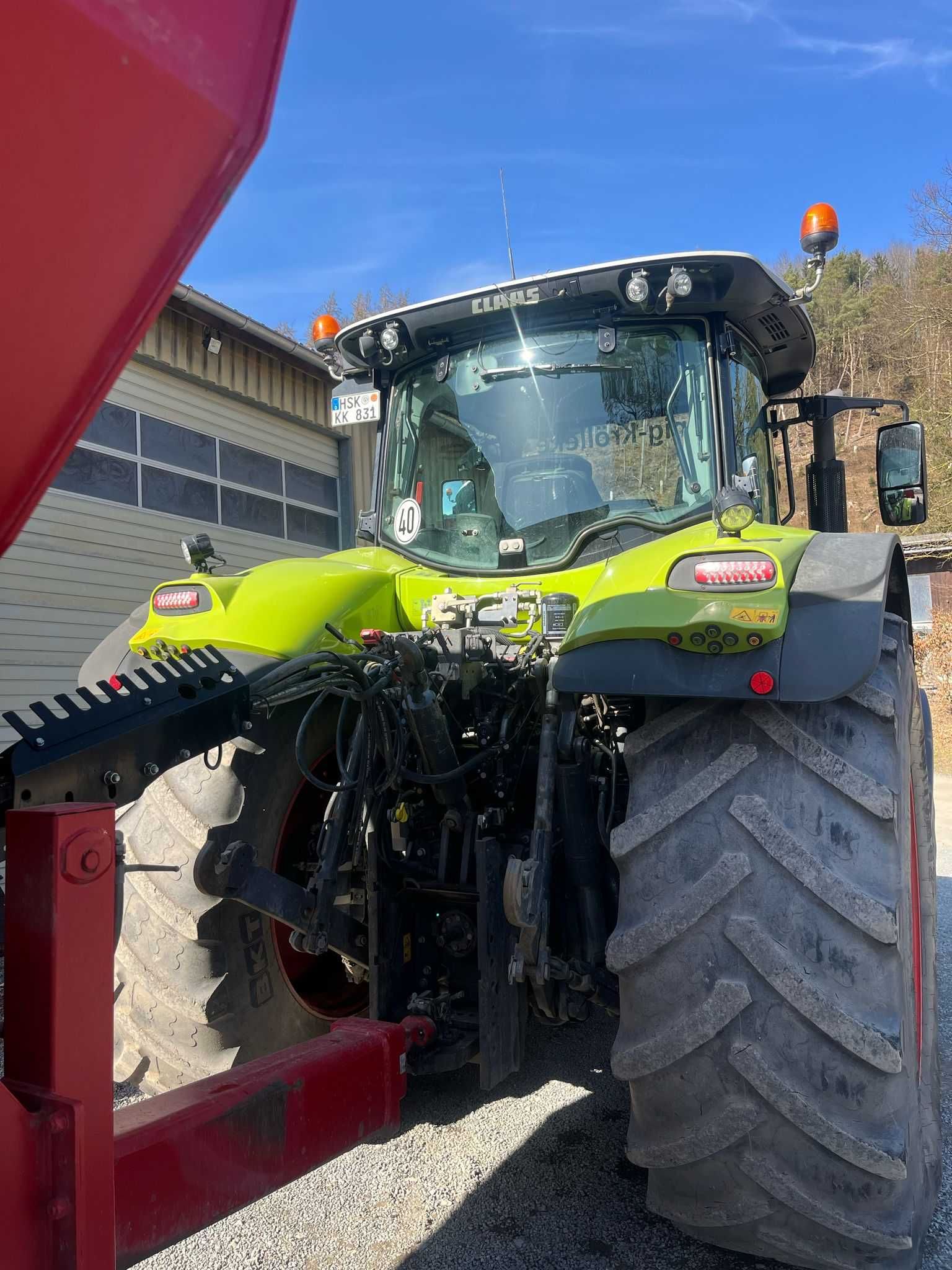 ciągnik claas axion 830
