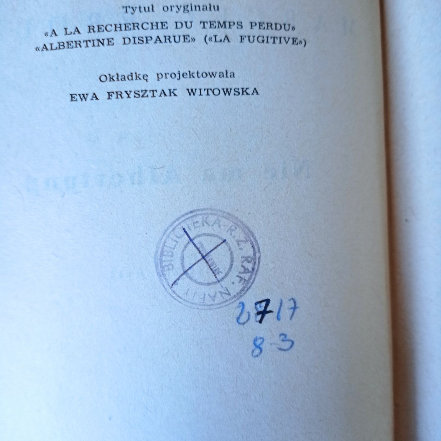 Marcel Proust w poszukiwaniu straconego czasu