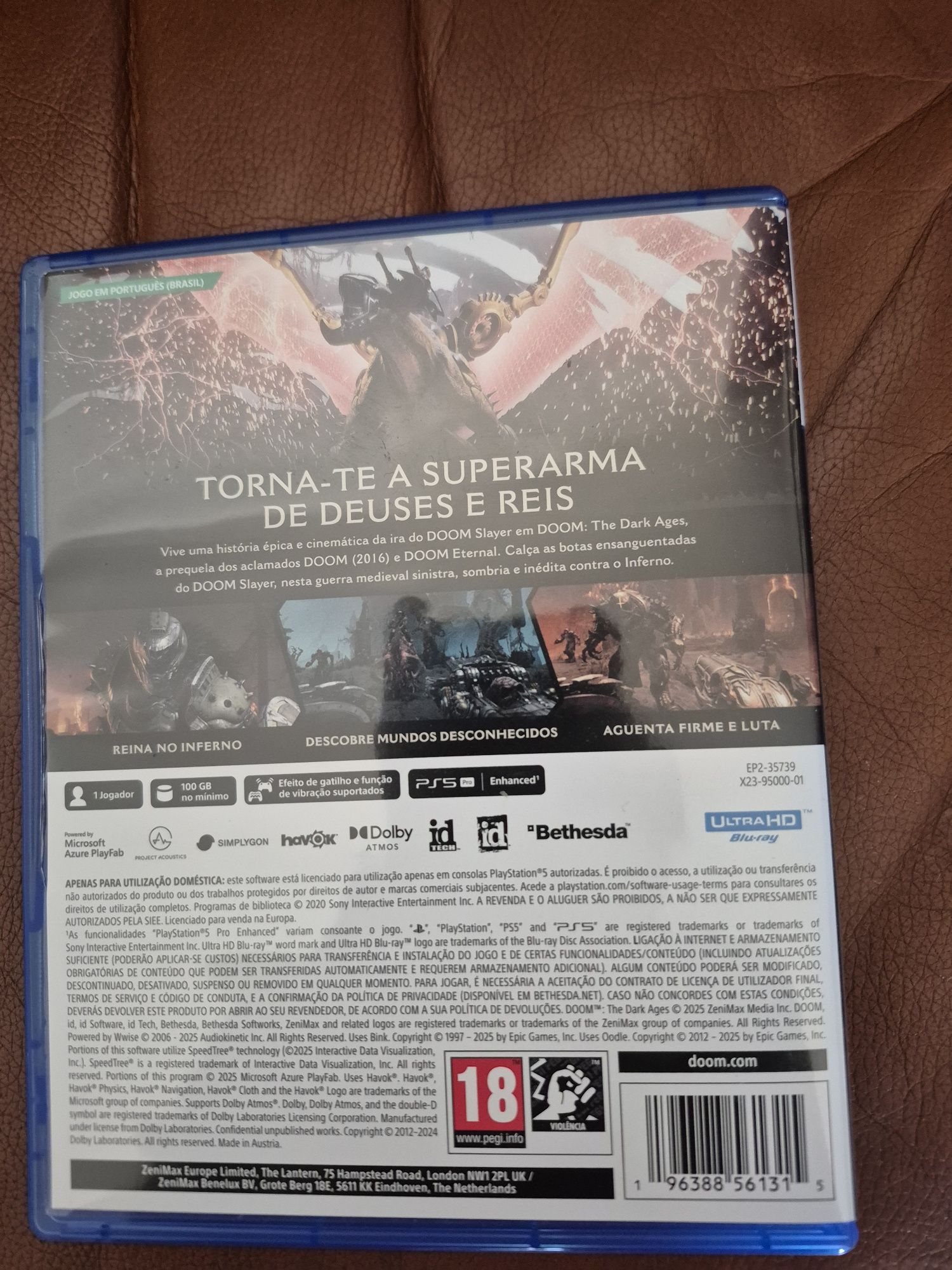 Jogo da ps5 t.dood the dark ages