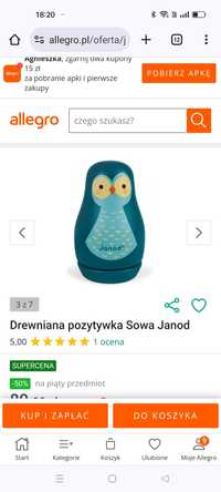 Pozytywka Janod sowa