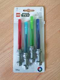 Lego Star Wars długopisy żelowe w kształcie mieczy świetlnych nowe