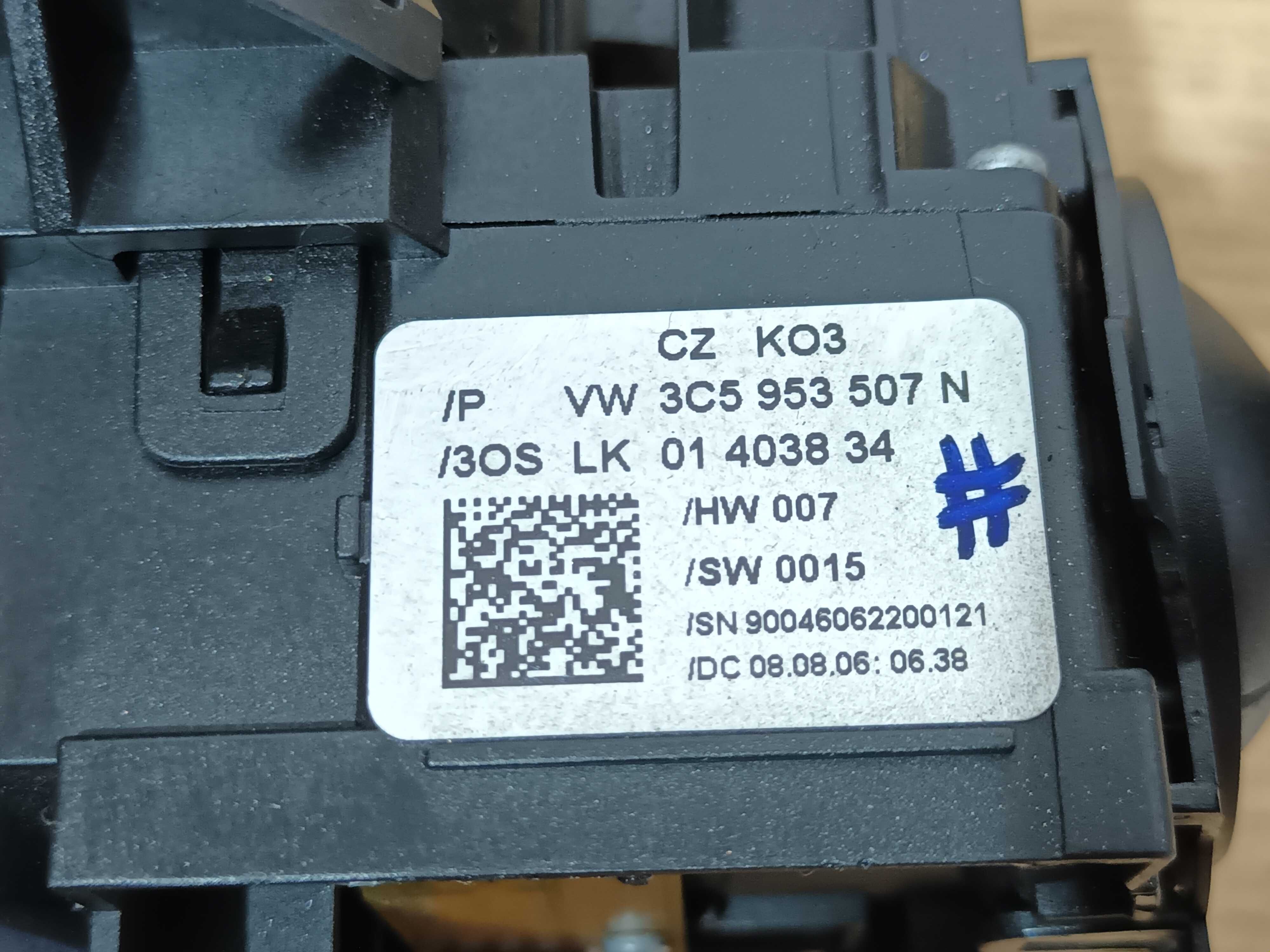 Przełącznik zespolony pająk manetki taśma VW Passat B6