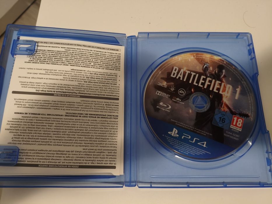 BATTLEFIELD 1, gra PS4 polska wersja