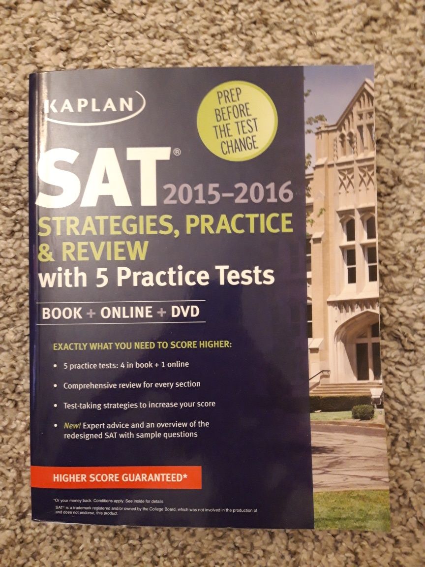 Egzamin SAT Kaplan strategies, practice & review arkusze