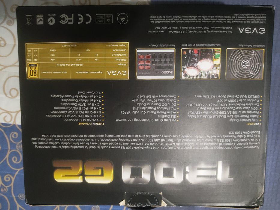 Fonte EVGA 1300GS