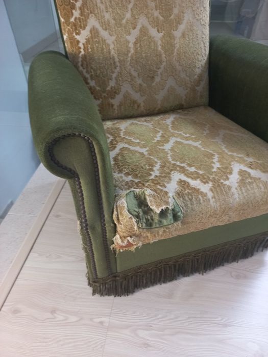 Poltrona vintage para recuperar