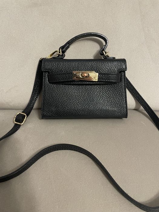 Torebka mała skóra naturalna