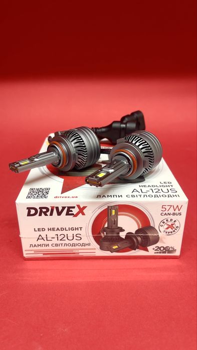 Лед лампи H7 HB3 HB4 H11 Drive X AL-12US з CAN для американських авто