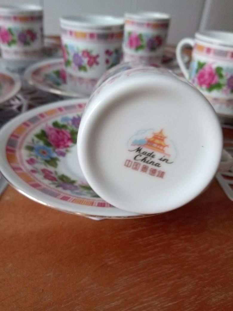 Filiżanki do espresso, porcelana chińska