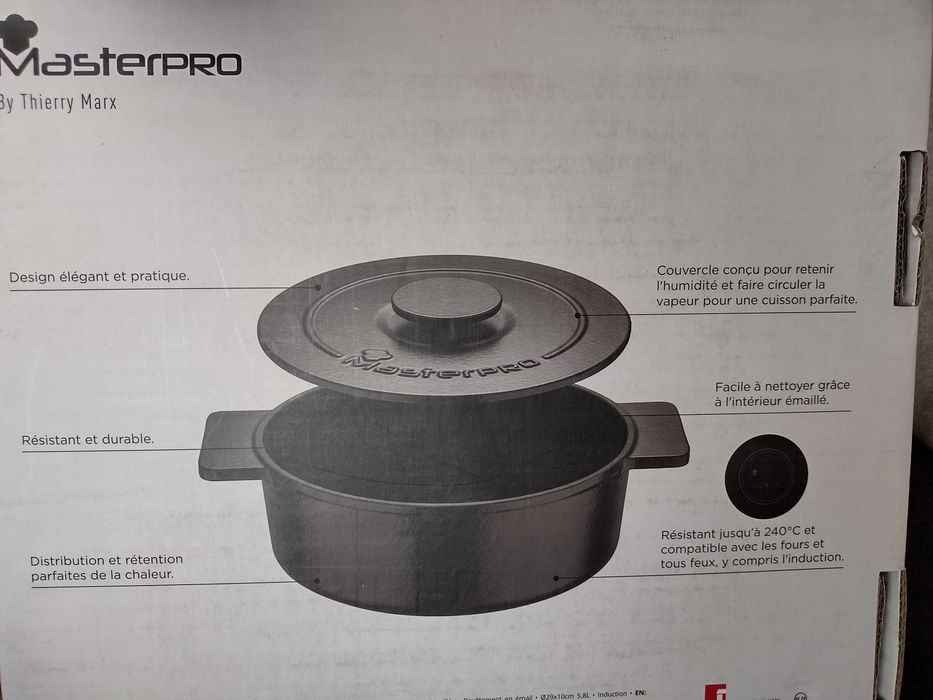 Garnek rondel żeliwny Masterpro Eternal 5,8l
