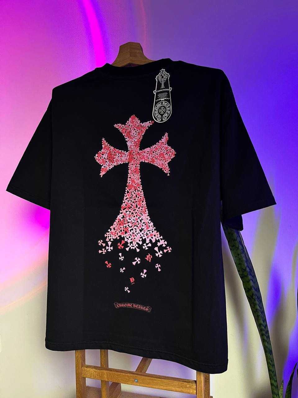 Оверсайз Футболка Chrome Hearts з бірками