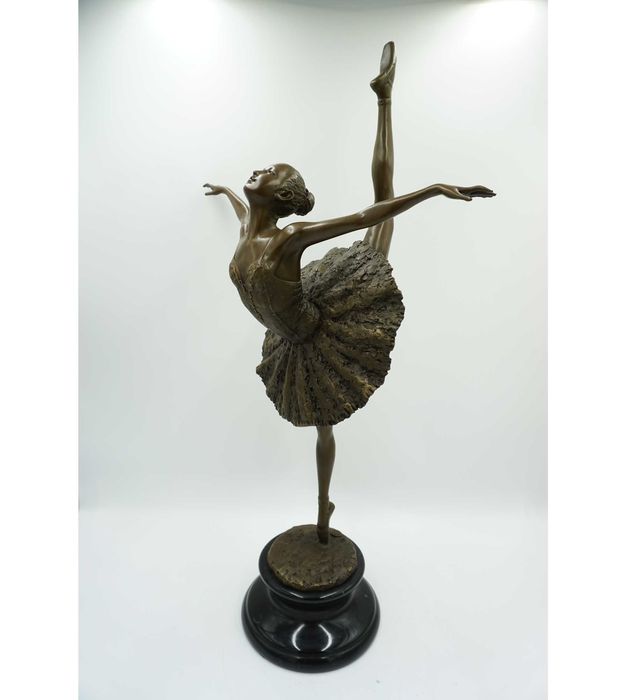 DUŻA figura z brązu balerina tancerka baletnica  67 cm