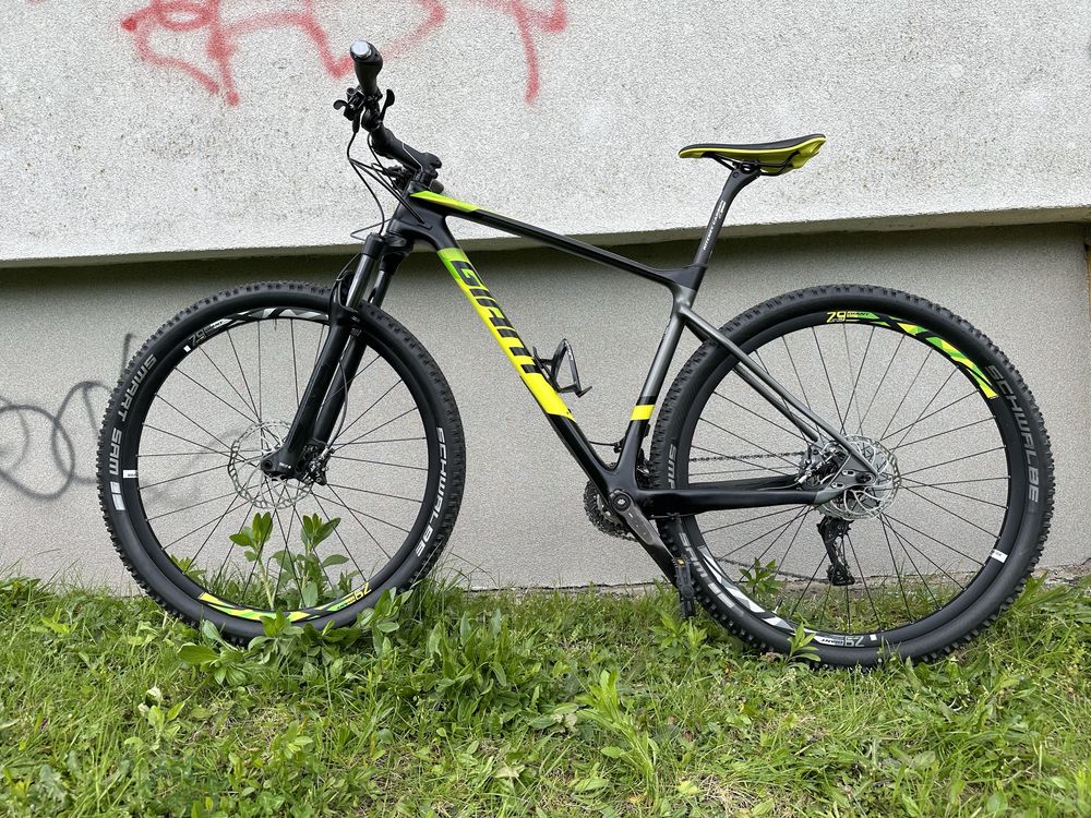 Rower męski Giant xtc advanced carbon MTB 29, L, Rockshox, XT 2x11