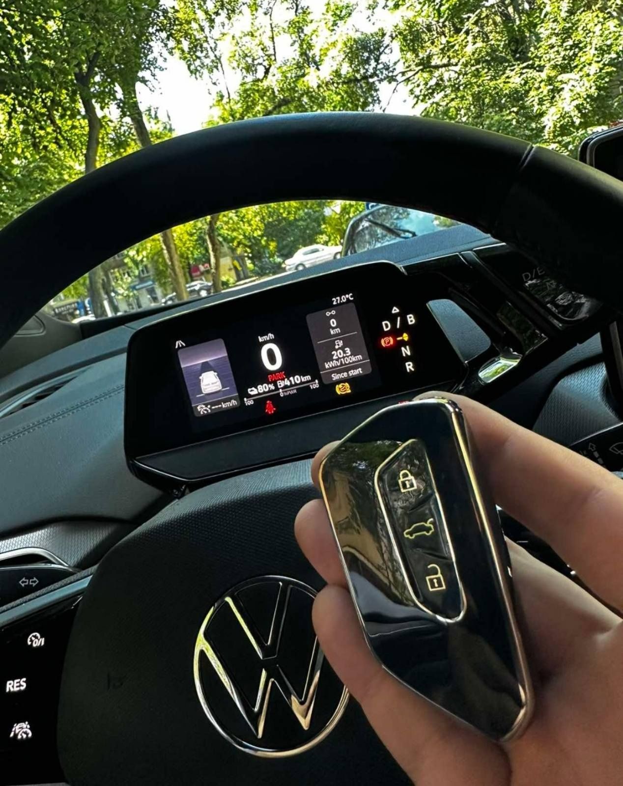 ЧОХОЛ для ключа VW ID4 , ID.UNYX, ID6, (чехол)Шкода, Сеат.