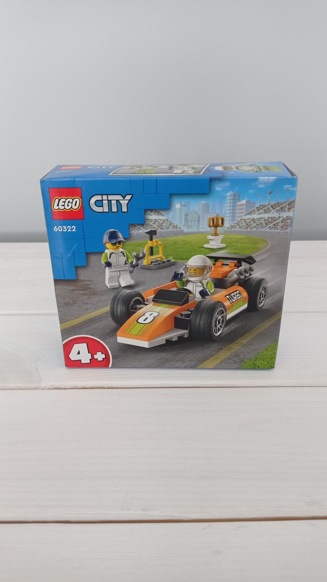 LEGO City 60322 - Samochód wyścigowy +4 nowy, prezent, urodziny MiSB