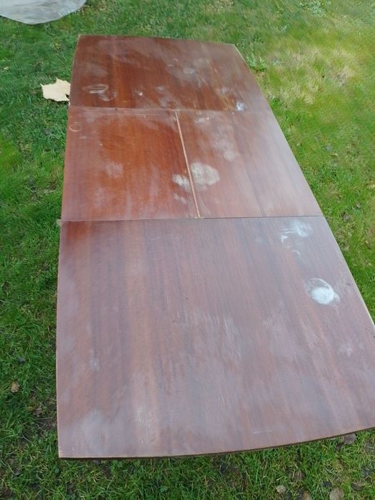 Дерев'яний лакований стіл Ерих Anklam розкладний Анклам стол гдр ретр