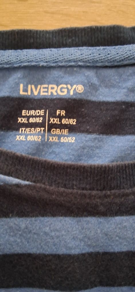LIVERGY T-SHIRT XL/XXL + spodenki granatowe