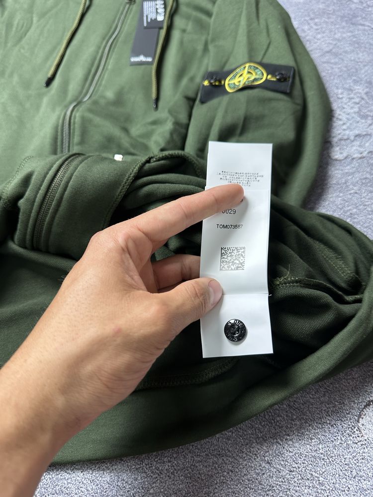 Хакі зіп худі Stone Island | Аунтефік ОЛХ ДОСТАВКОЮ!