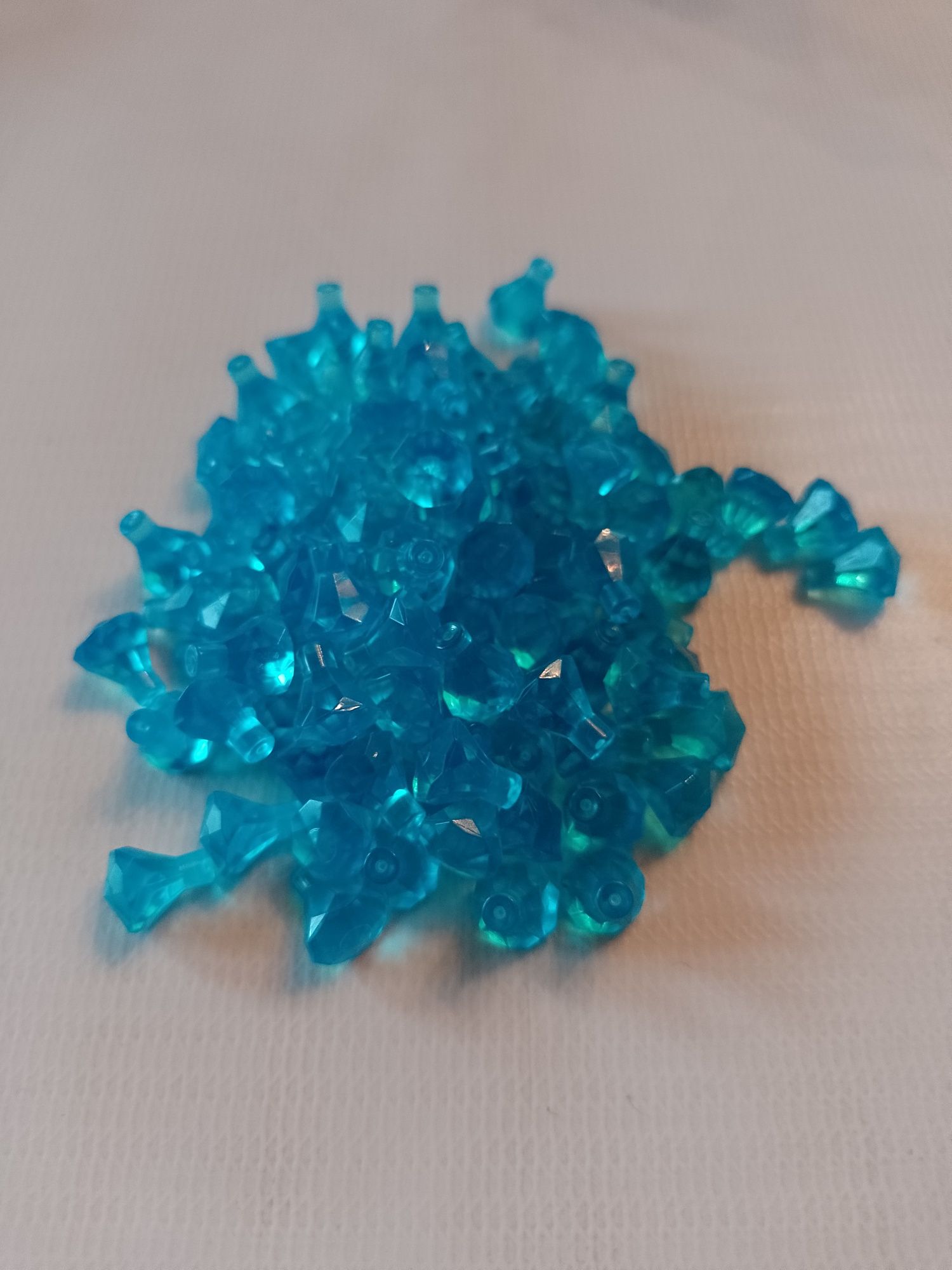 LEGO diament kryształ jasno niebieski