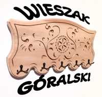 WIESZAK GÓRALSKI rozeta kwiaty 60x30cm