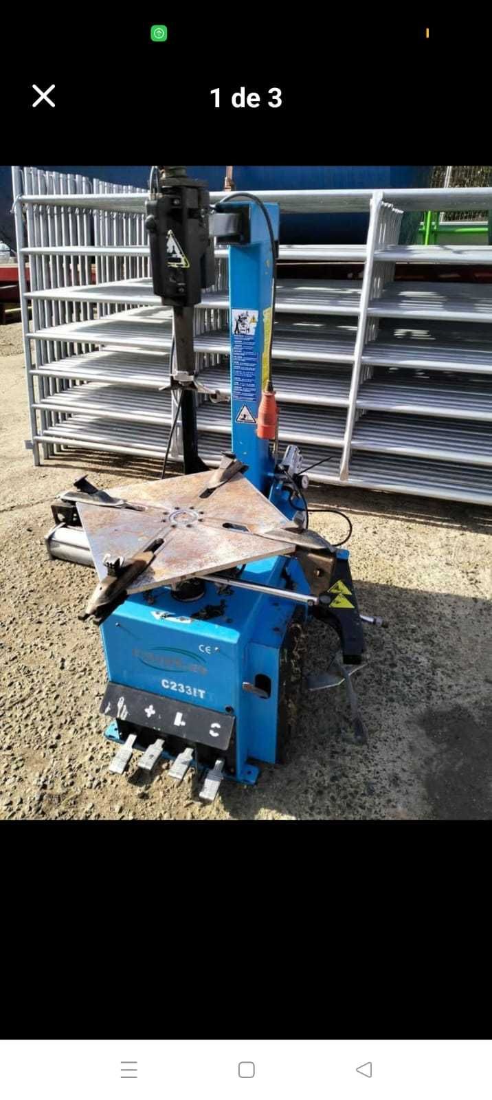 Maquina montar/ desmontar pneus