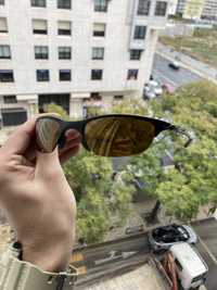 Oakley Half Wire Dark Carbon / Gold Iridium