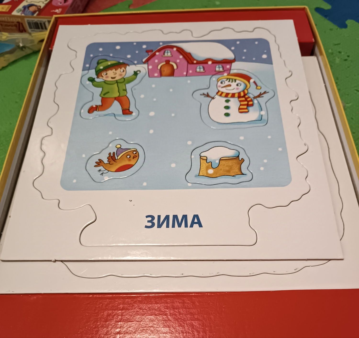 Развивающая игра "Времена года" для детей 3-6 лет