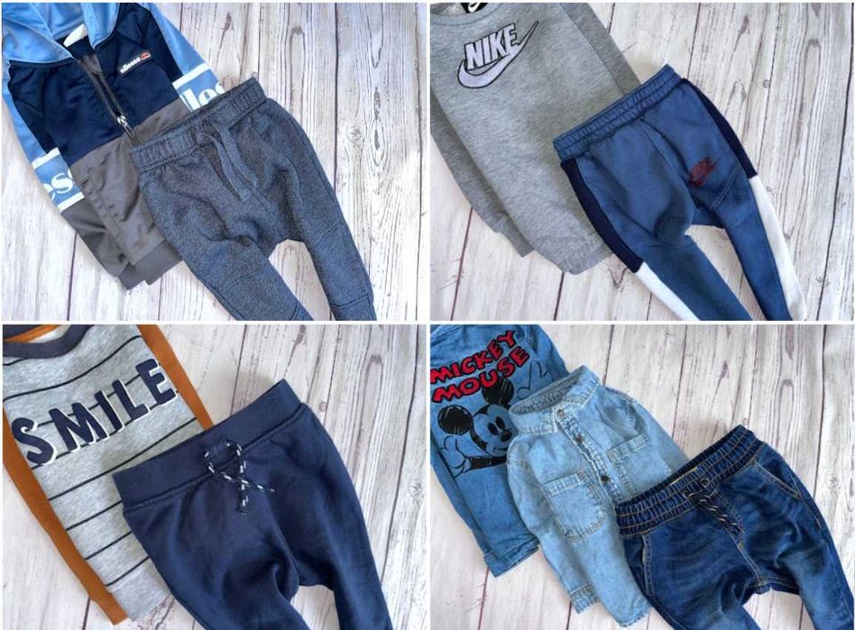 r.80-86 Mega paka 60szt zestaw ubranek dla Synka chłopca zara adidas