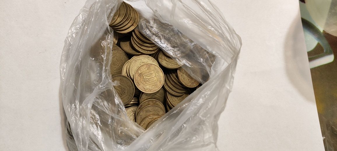 Монети України 1,2,5,10,25,50