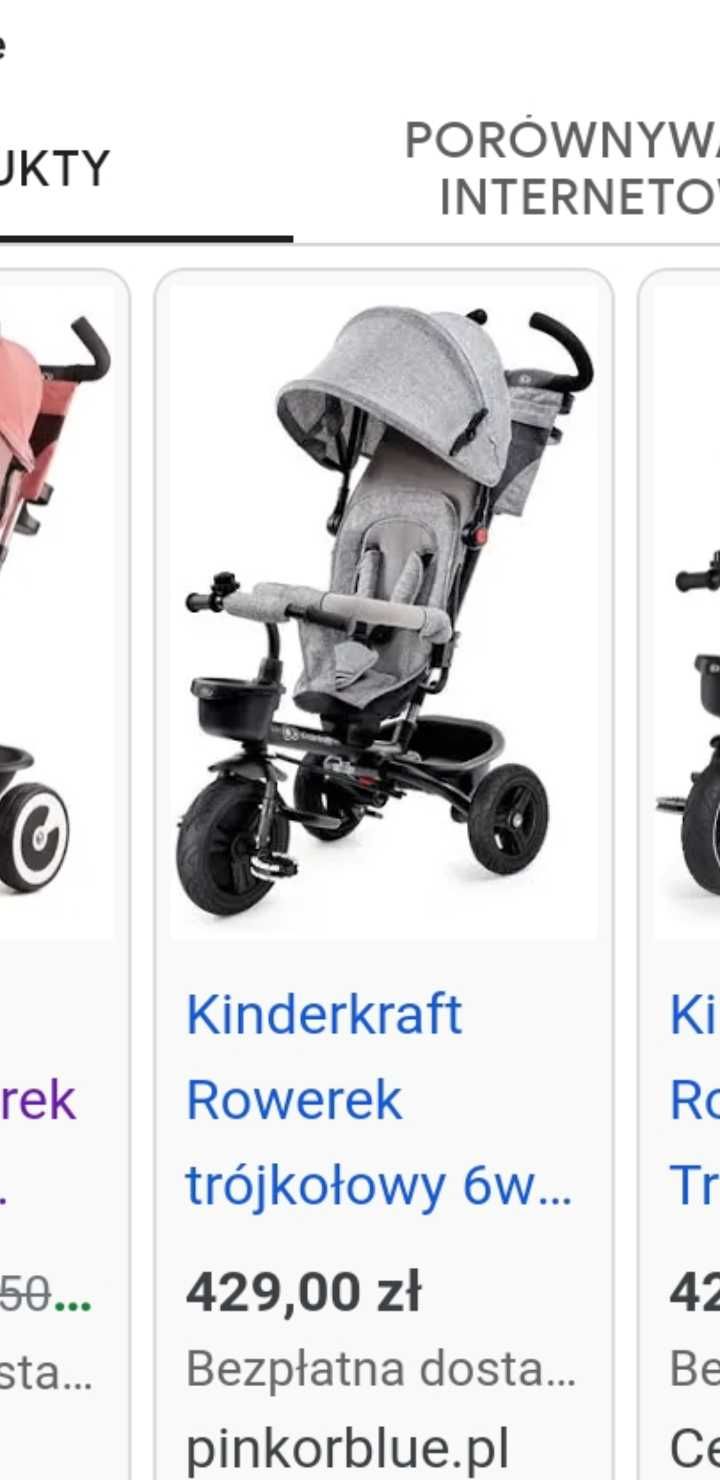 Rowerek trójkołowy Kinderkrraft