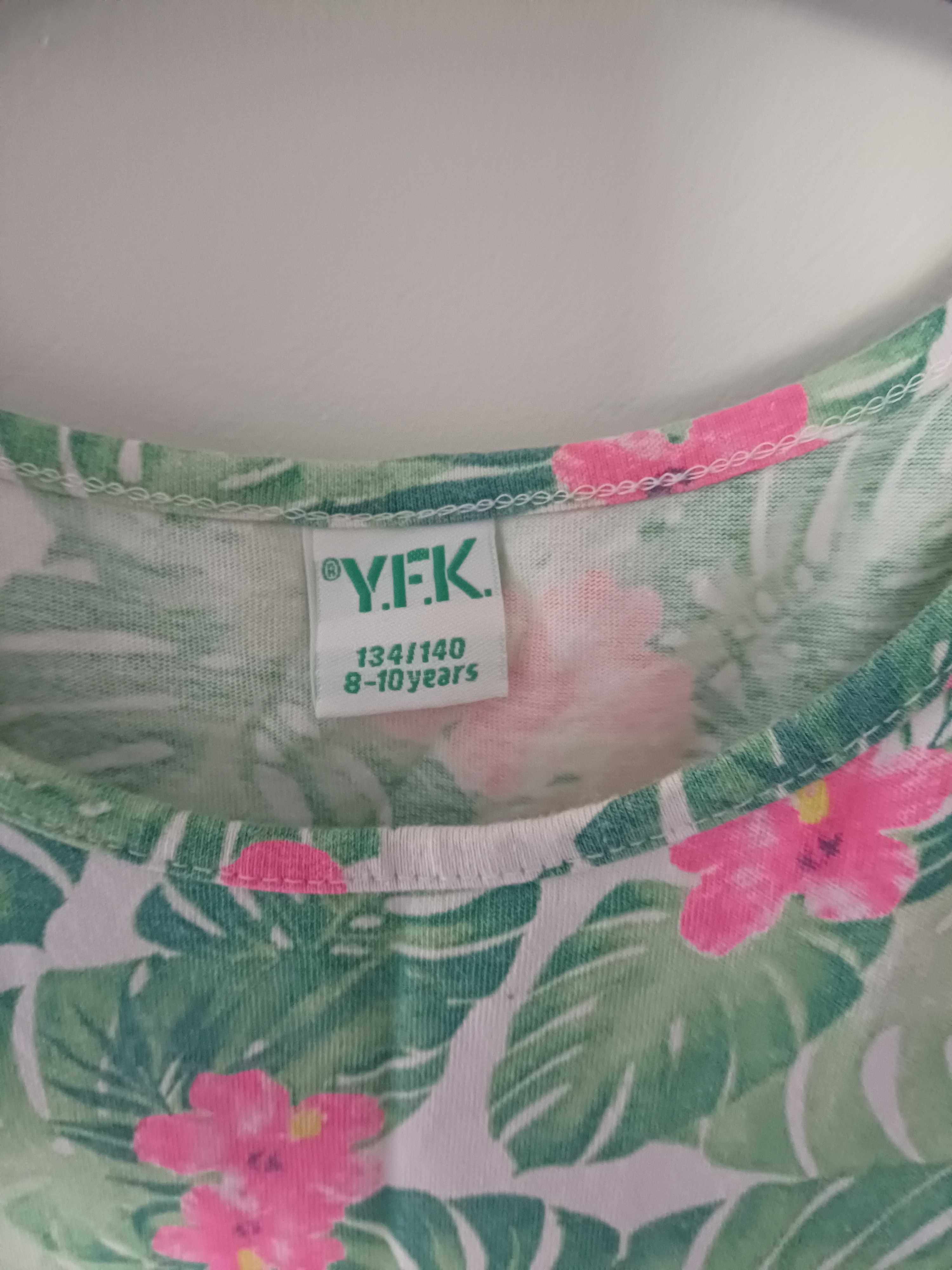 Letnia, przewiewna sukienka rozm. 134/140