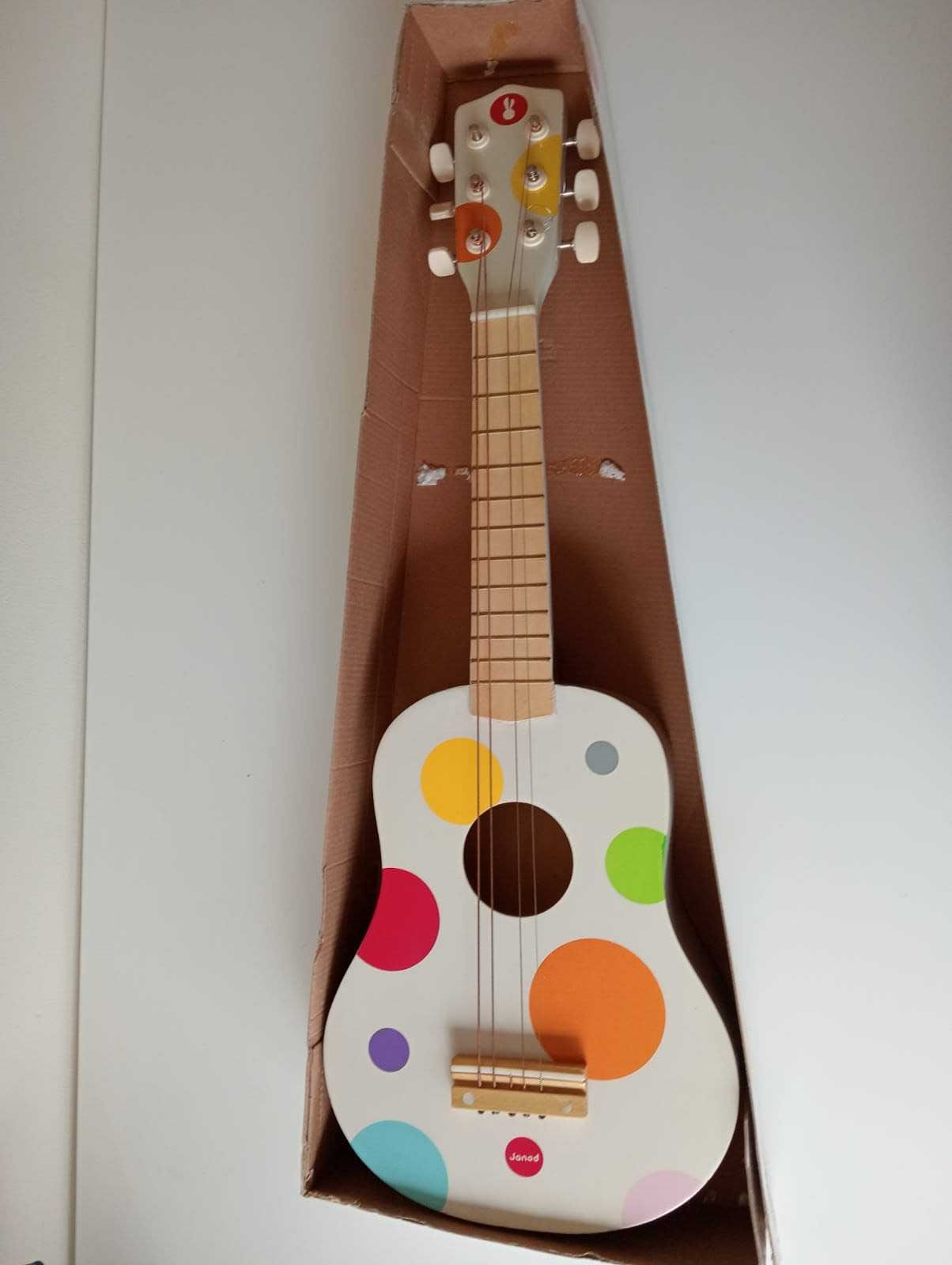 Guitarra Confetti para criança com kit de cordas de oferta