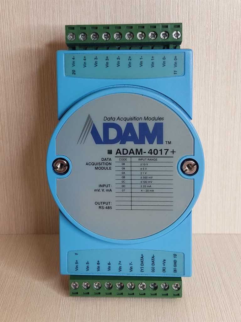 Модуль аналогового ввода ADVANTECH ADAM 4017+ Modbus RTU