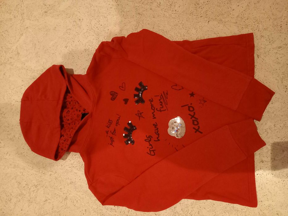 Bluza młodzieżowa cekiny r. 146/152