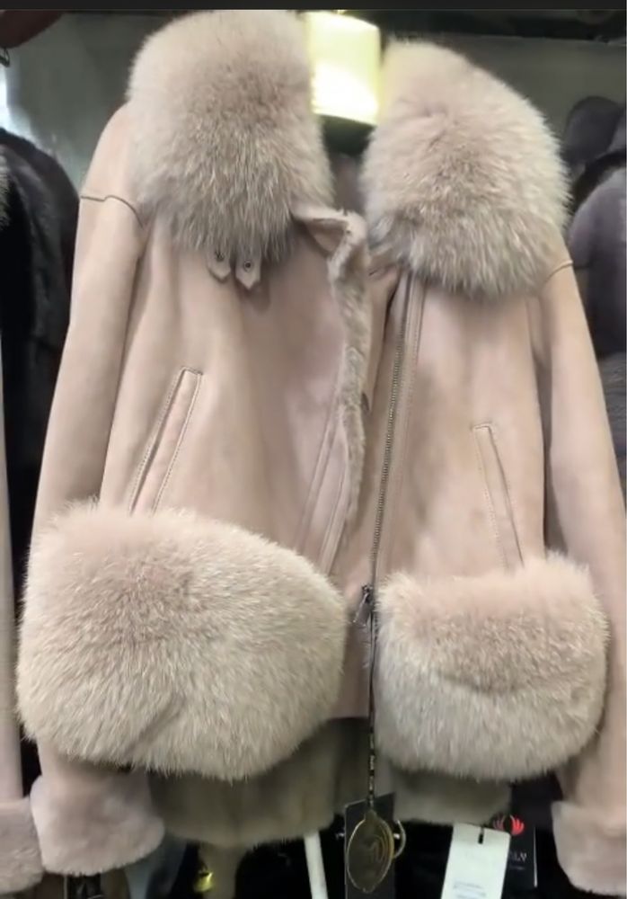 Натуральная дубленка Fendi