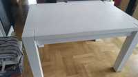 Stół drewniany biały 140cmx75cm.