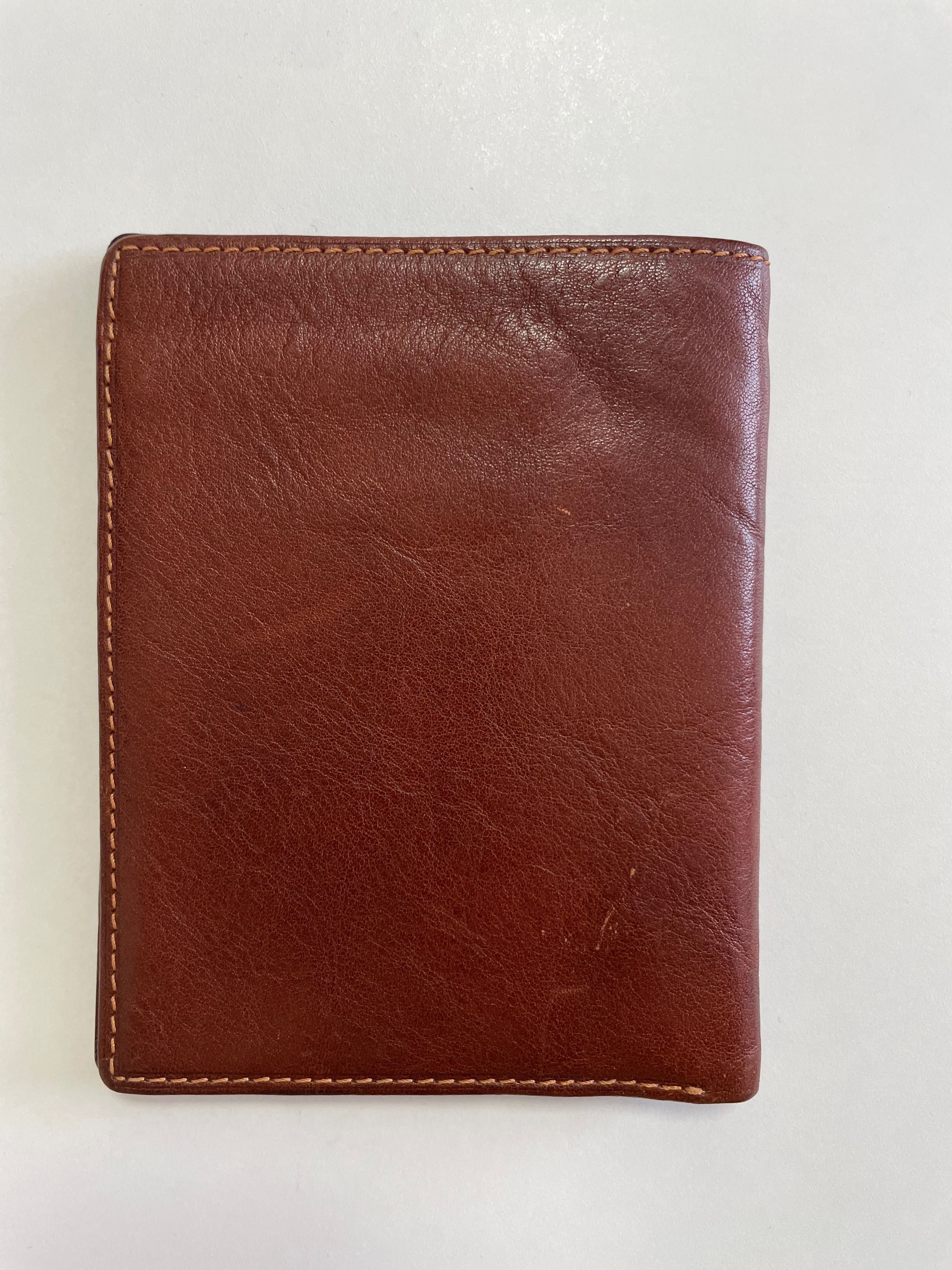 Кошелек портмоне кожаное tonyperotti Italico 1153 cognac коньячный