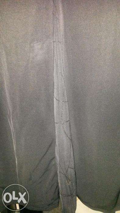 sukienka czarna klasyczna z wstawkami mieniącymi się rozmiar 36/38