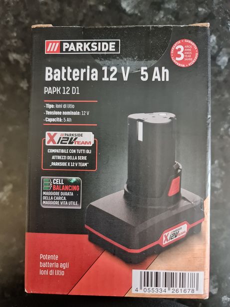 Bateria parkside 12V  5Ah