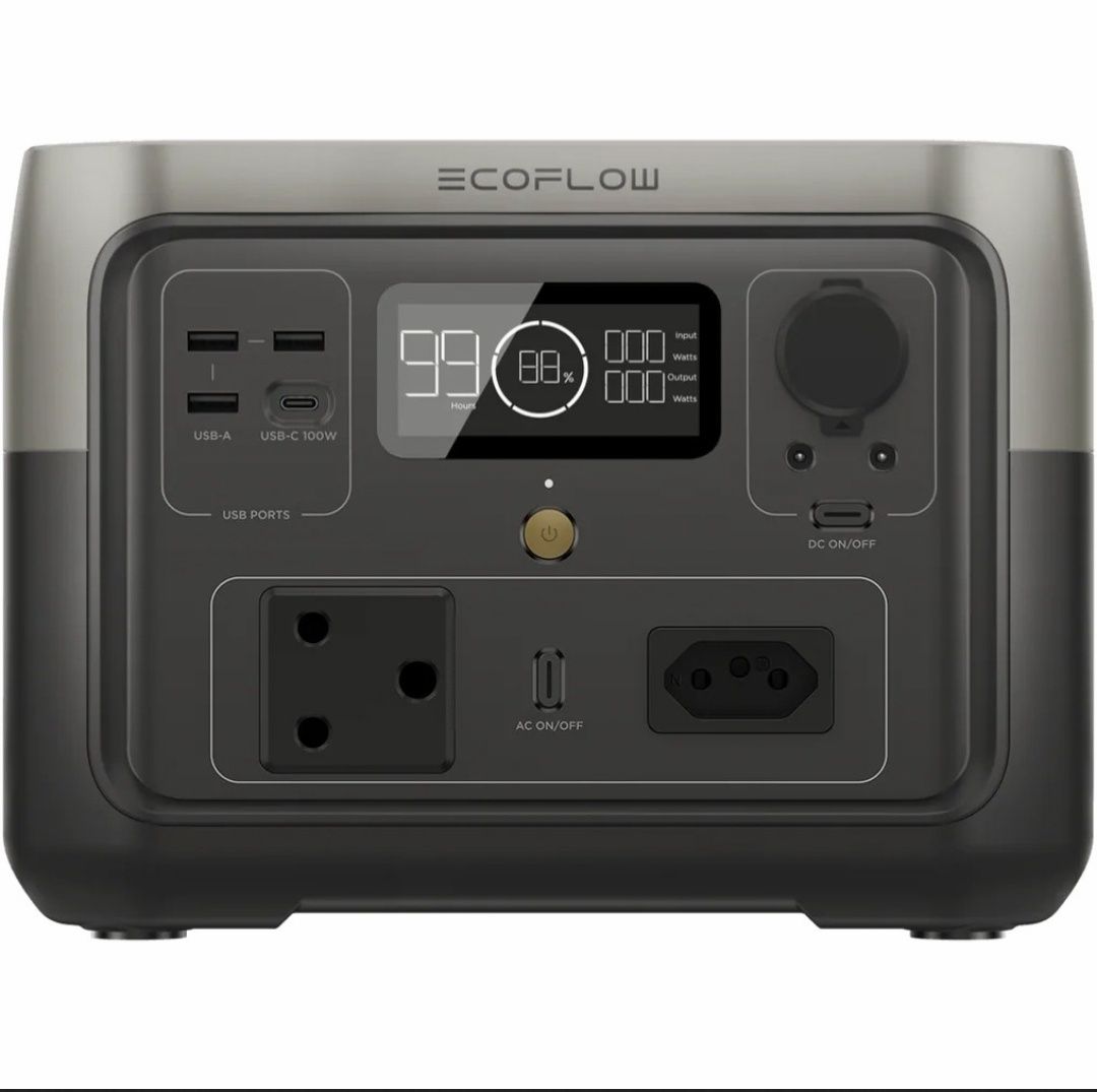 Зарядна станція EcoFlow River 2 Max 500 Вт, 512 Вт*год, ZMR610-B (елек