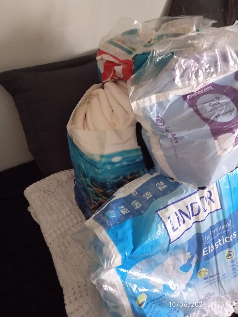 Fraldas incontinência