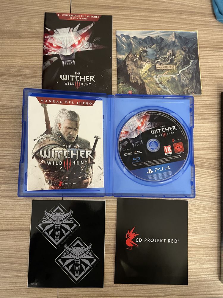 The Witcher Wild hunt Edicão de colecionador Ps4