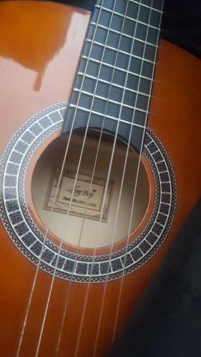 Gitara klasyczna EVER PLAY EV-121 1/2 z pokrowcem JAK NOWA - 2 sztuki