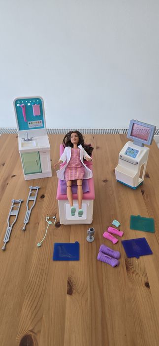Barbie lekarz DUŻY ZESTAW