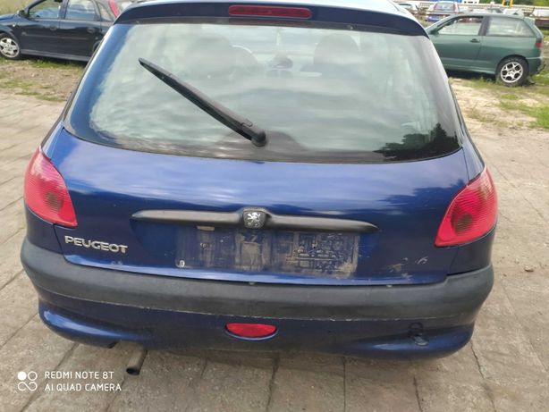 Peugeot 206 zderzak tylny