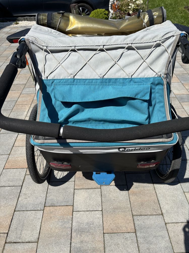 Przyczepka rowerowa qeridoo kidgoo 2 wózek riksza