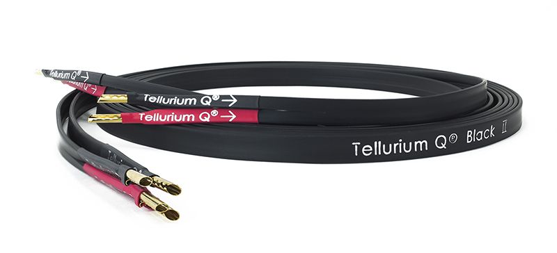 Tellurium Q Black II 2x2m przewód głośnikowy Hi-Fi Atmosfera Dźwięku