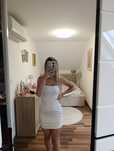 Sukienka marszczona mini dekolt kobieca koktajlowa sexy s m mini